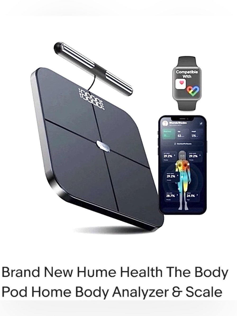 Hume Health Body Pod Home Body Analyzer & Scale